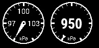 Show Pressure Dial